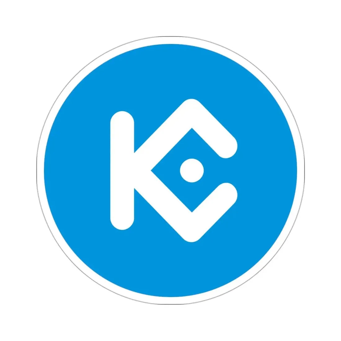 KUCOIN SHARES KCS (Cryptocurrency) STICKER Vinyl Die-Cut Decal - The Sticker Space
