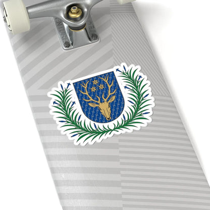 Kudirkos Naumiestis herbas (Lithuania) (Coat of Arms) STICKER Vinyl Kiss-Cut Decal - The Sticker Space