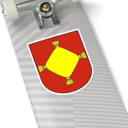 Kuesnacht-blazon (Switzerland) (Coat of Arms) STICKER Vinyl Kiss-Cut Decal - The Sticker Space