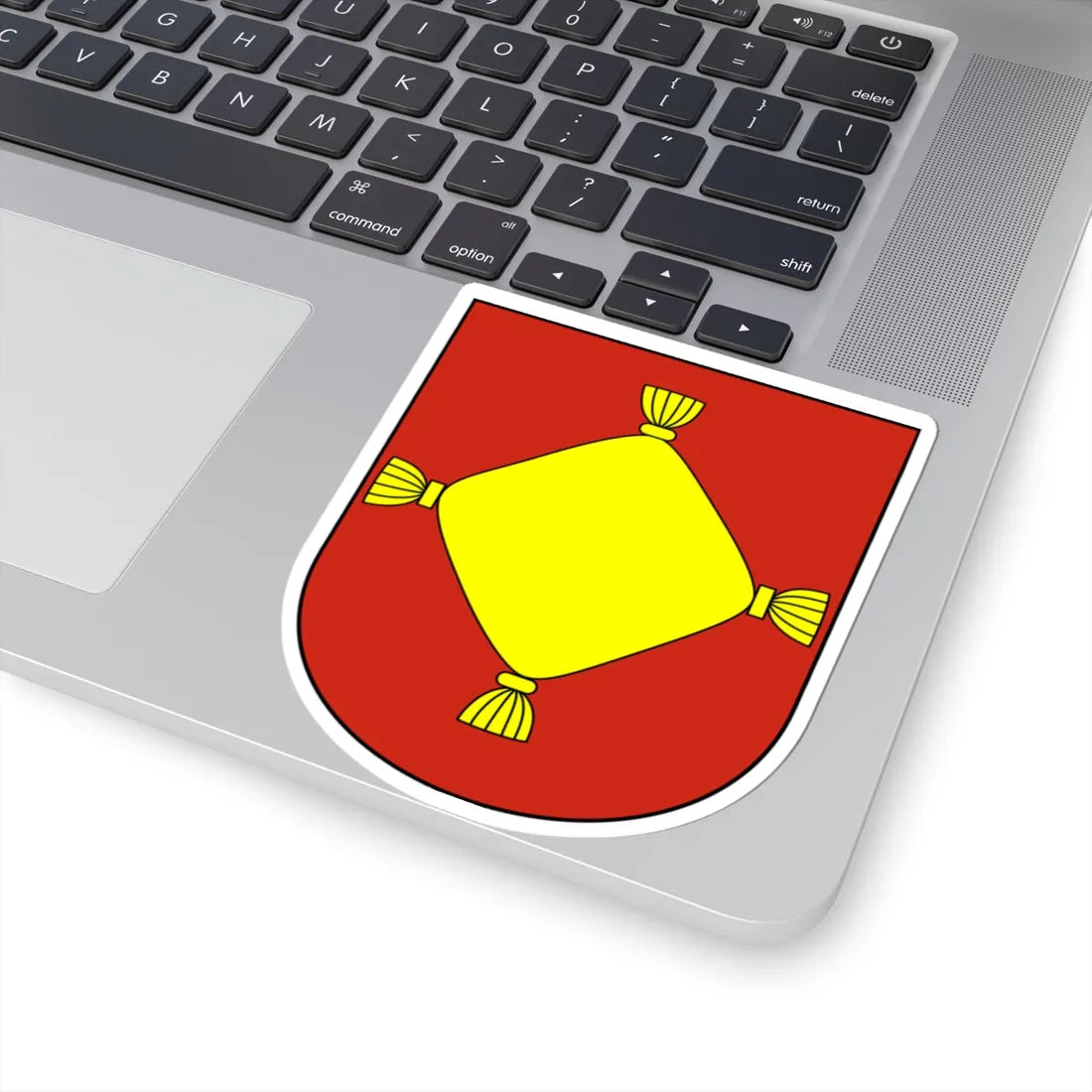 Kuesnacht-blazon (Switzerland) (Coat of Arms) STICKER Vinyl Kiss-Cut Decal - The Sticker Space