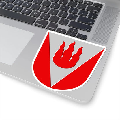 Kuhmalahti.vaakuna (Finland) (Coat of Arms) STICKER Vinyl Kiss-Cut Decal - The Sticker Space