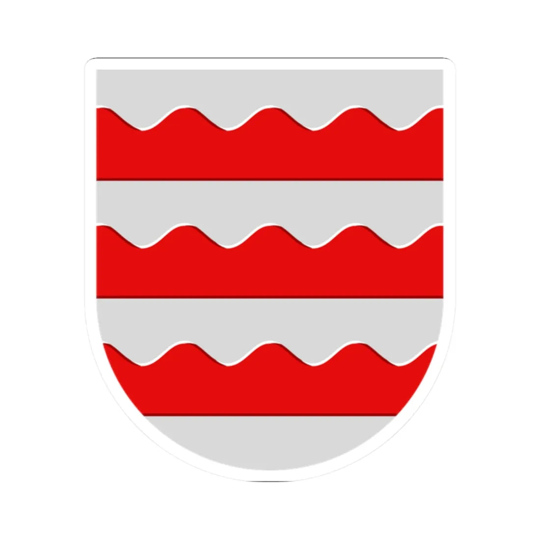 Kuhmoinen.vaakuna (Finland) (Coat of Arms) STICKER Vinyl Kiss-Cut Decal 2 Inch White - The Sticker Space