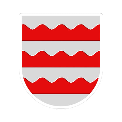 Kuhmoinen.vaakuna (Finland) (Coat of Arms) STICKER Vinyl Kiss-Cut Decal 3 Inch White - The Sticker Space