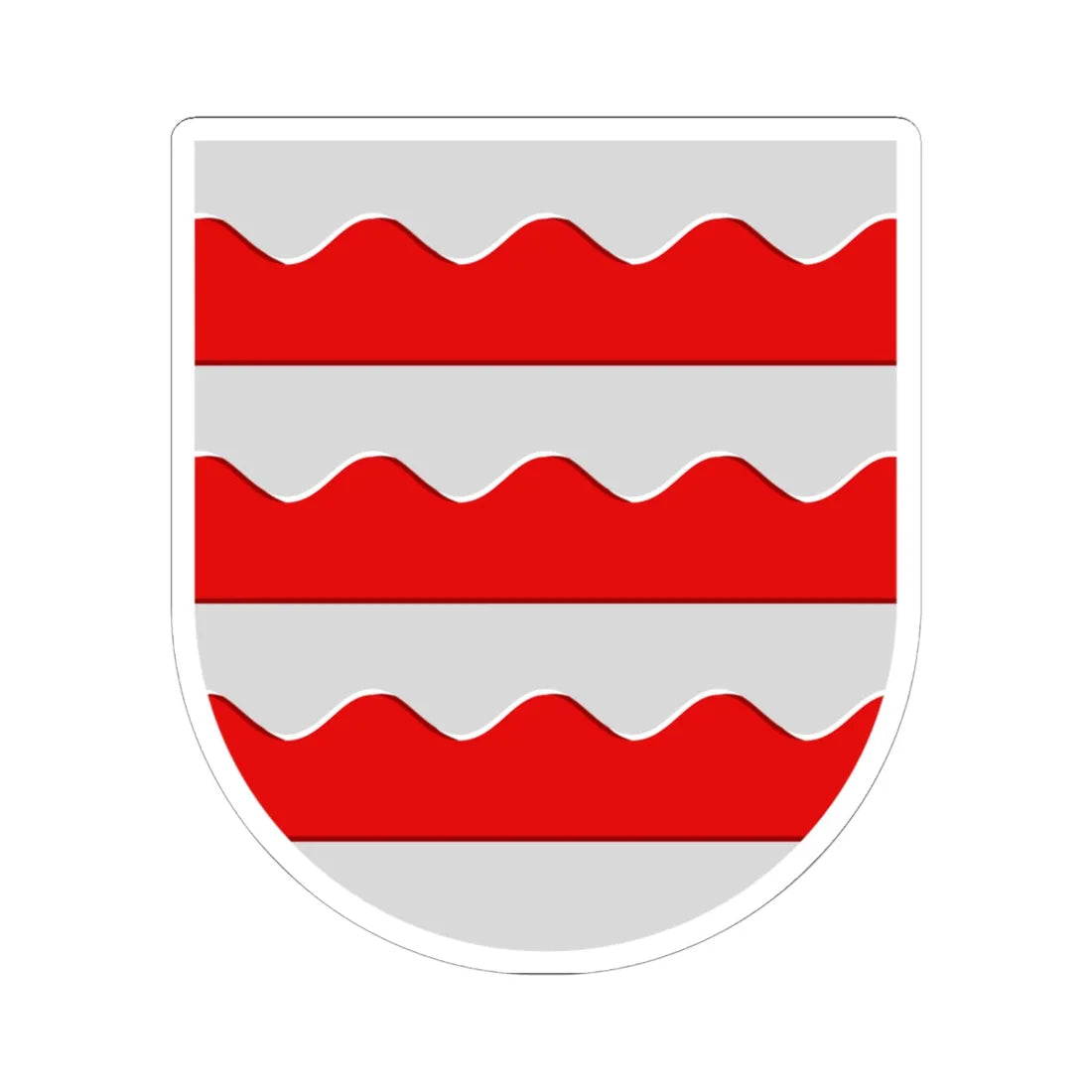 Kuhmoinen.vaakuna (Finland) (Coat of Arms) STICKER Vinyl Kiss-Cut Decal 6 Inch White - The Sticker Space