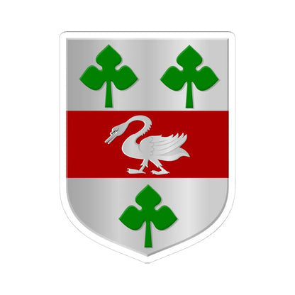 Kuinre wapen (Netherlands) (Coat of Arms) STICKER Vinyl Kiss-Cut Decal 4 Inch White - The Sticker Space