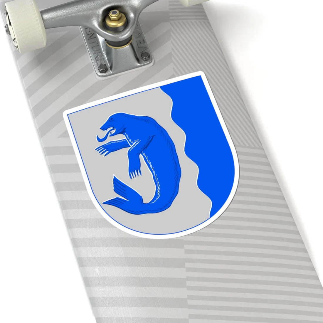 Kuivaniemi.vaakuna (Finland) (Coat of Arms) STICKER Vinyl Kiss-Cut Decal - The Sticker Space