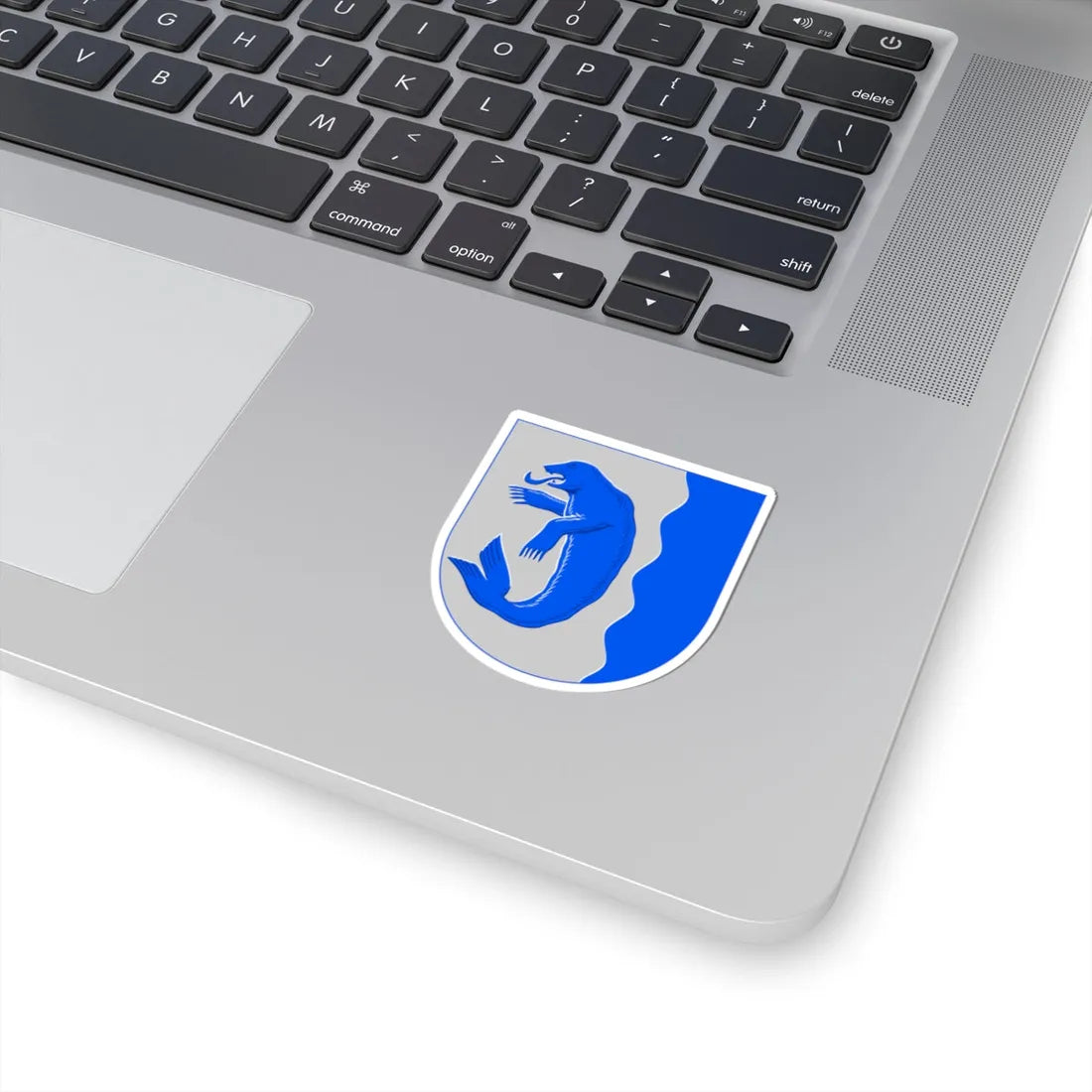 Kuivaniemi.vaakuna (Finland) (Coat of Arms) STICKER Vinyl Kiss-Cut Decal - The Sticker Space