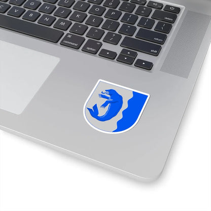 Kuivaniemi.vaakuna (Finland) (Coat of Arms) STICKER Vinyl Kiss-Cut Decal - The Sticker Space