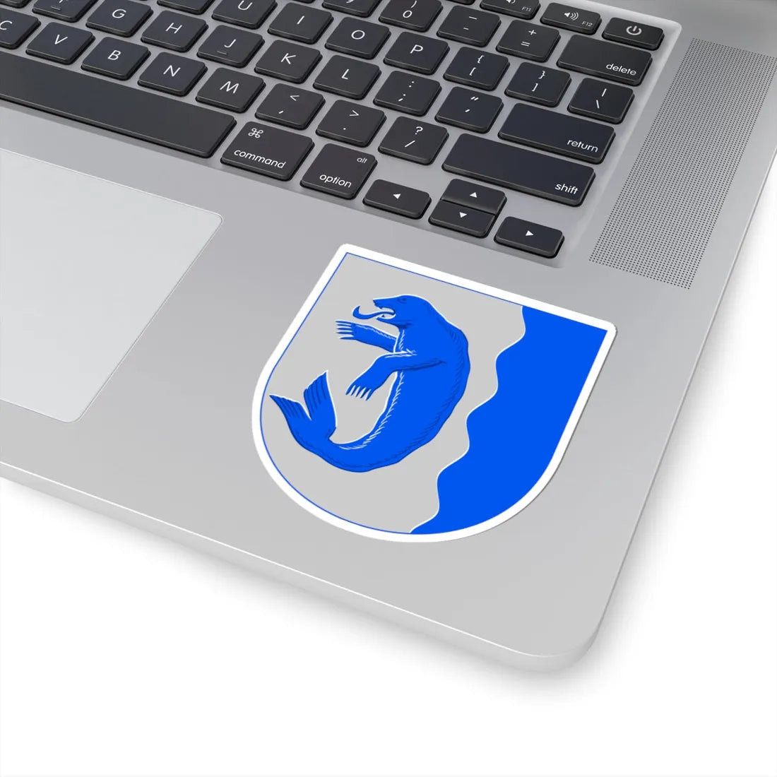Kuivaniemi.vaakuna (Finland) (Coat of Arms) STICKER Vinyl Kiss-Cut Decal - The Sticker Space