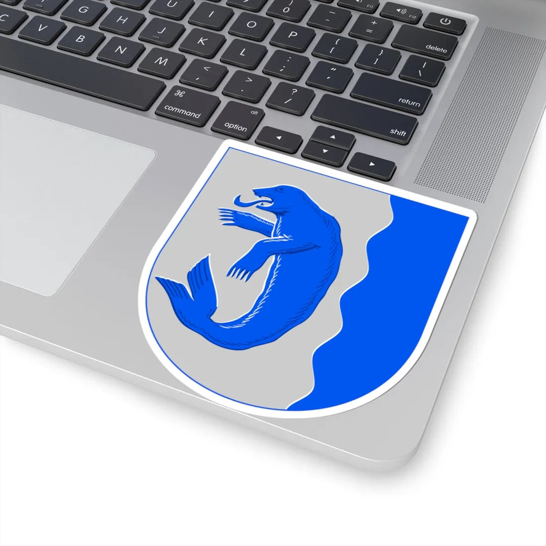 Kuivaniemi.vaakuna (Finland) (Coat of Arms) STICKER Vinyl Kiss-Cut Decal - The Sticker Space
