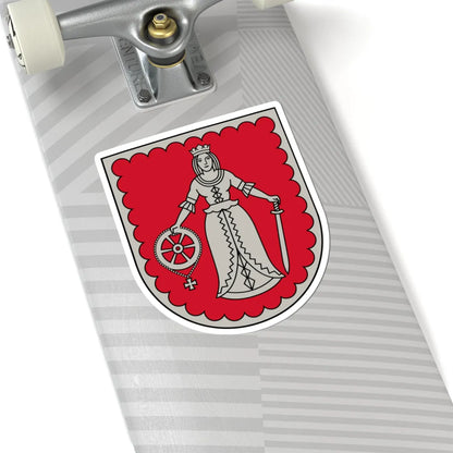 Kuldīgas novads COA (Latvia) (Coat of Arms) STICKER Vinyl Kiss-Cut Decal - The Sticker Space