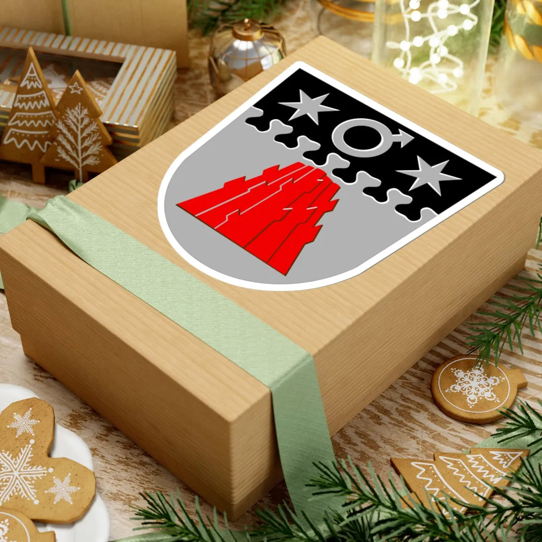 Kullaa.vaakuna (Finland) (Coat of Arms) STICKER Vinyl Kiss-Cut Decal - The Sticker Space