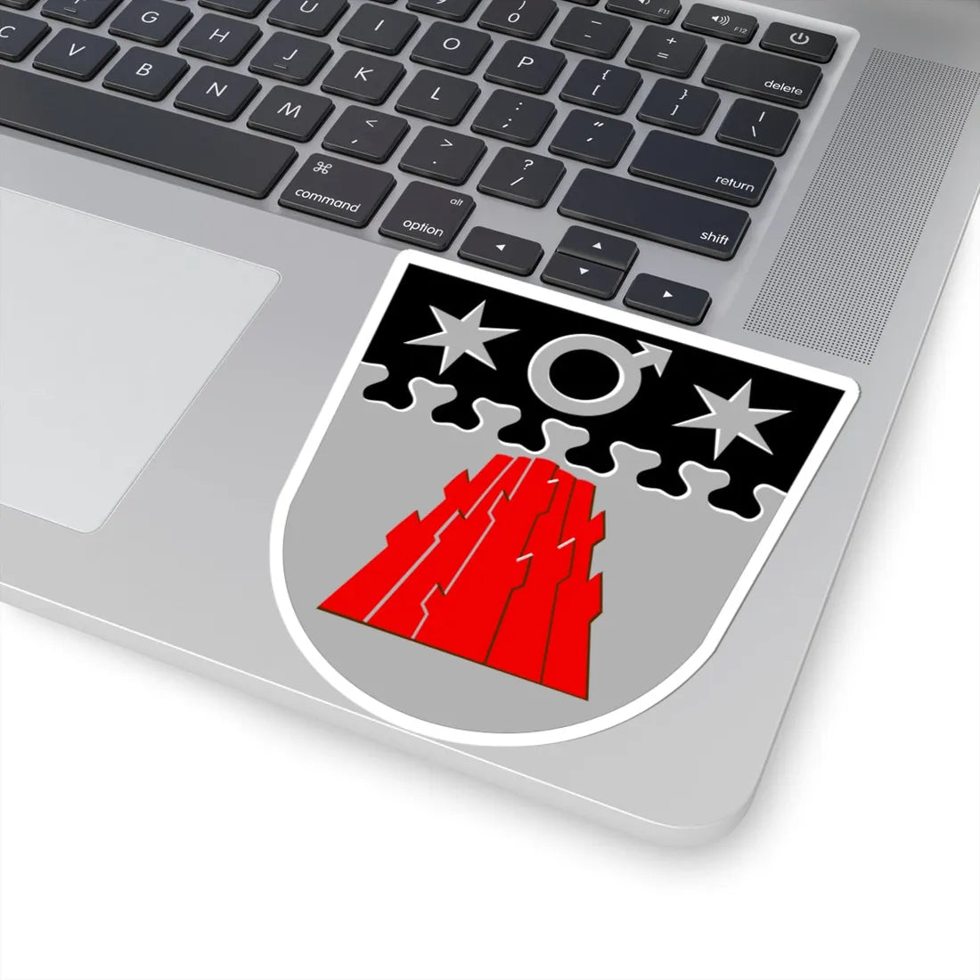 Kullaa.vaakuna (Finland) (Coat of Arms) STICKER Vinyl Kiss-Cut Decal - The Sticker Space