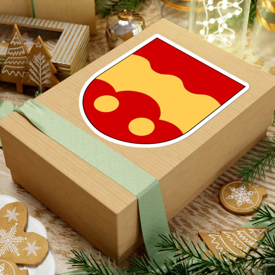 Kumla församling vapen (Sweden) (Coat of Arms) STICKER Vinyl Kiss-Cut Decal - The Sticker Space