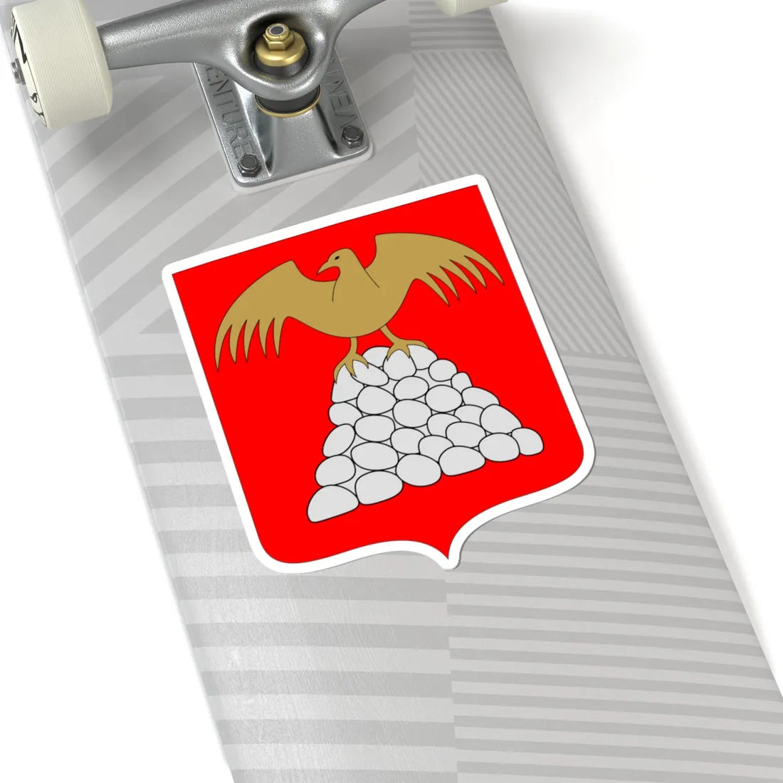 Kumlinge.vaakuna (Finland) (Coat of Arms) STICKER Vinyl Kiss-Cut Decal - The Sticker Space