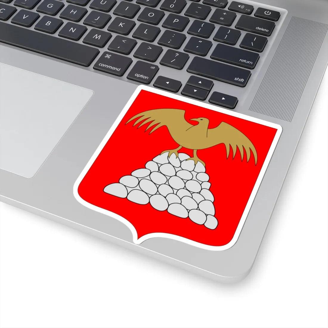 Kumlinge.vaakuna (Finland) (Coat of Arms) STICKER Vinyl Kiss-Cut Decal - The Sticker Space