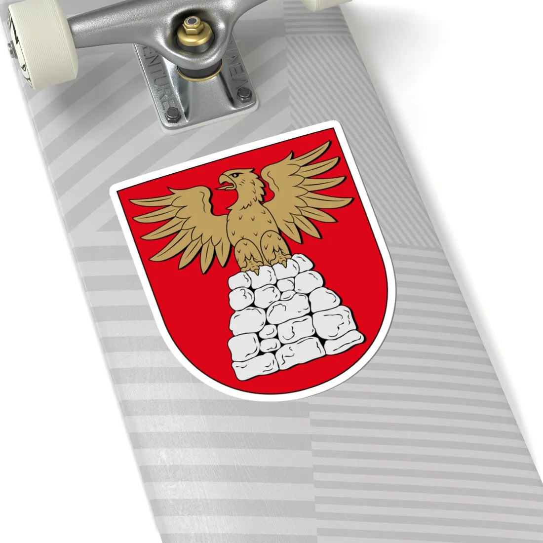 Kumlinge.vapen (Finland) (Coat of Arms) STICKER Vinyl Kiss-Cut Decal - The Sticker Space