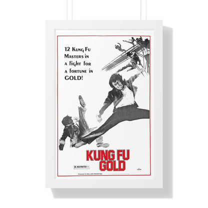 KUNG FU GOLD 1974 - Framed Movie Poster-16″ x 24″-The Sticker Space