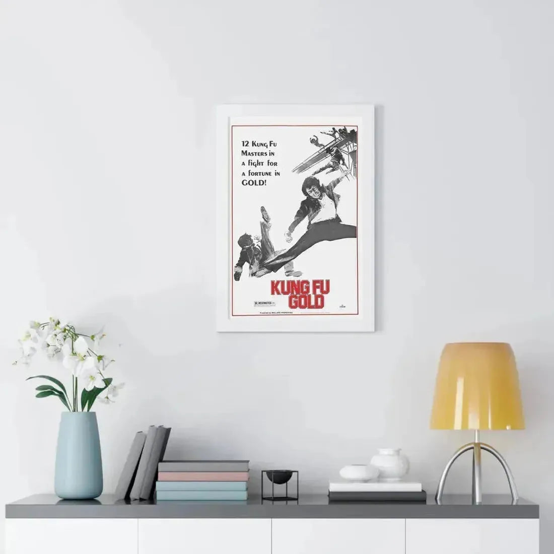 KUNG FU GOLD 1974 - Framed Movie Poster - The Sticker Space