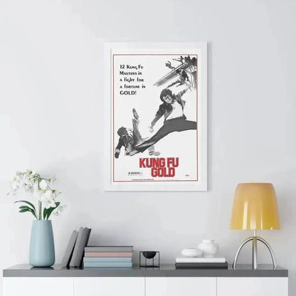 KUNG FU GOLD 1974 - Framed Movie Poster - The Sticker Space