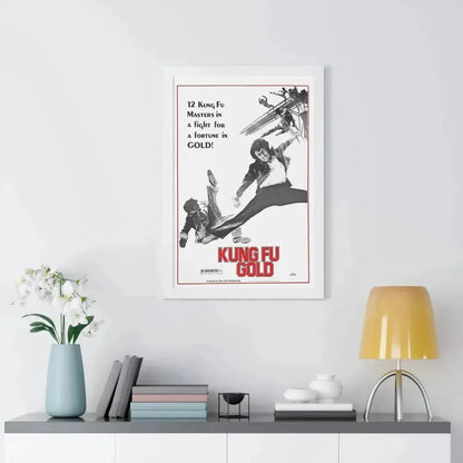 KUNG FU GOLD 1974 - Framed Movie Poster - The Sticker Space