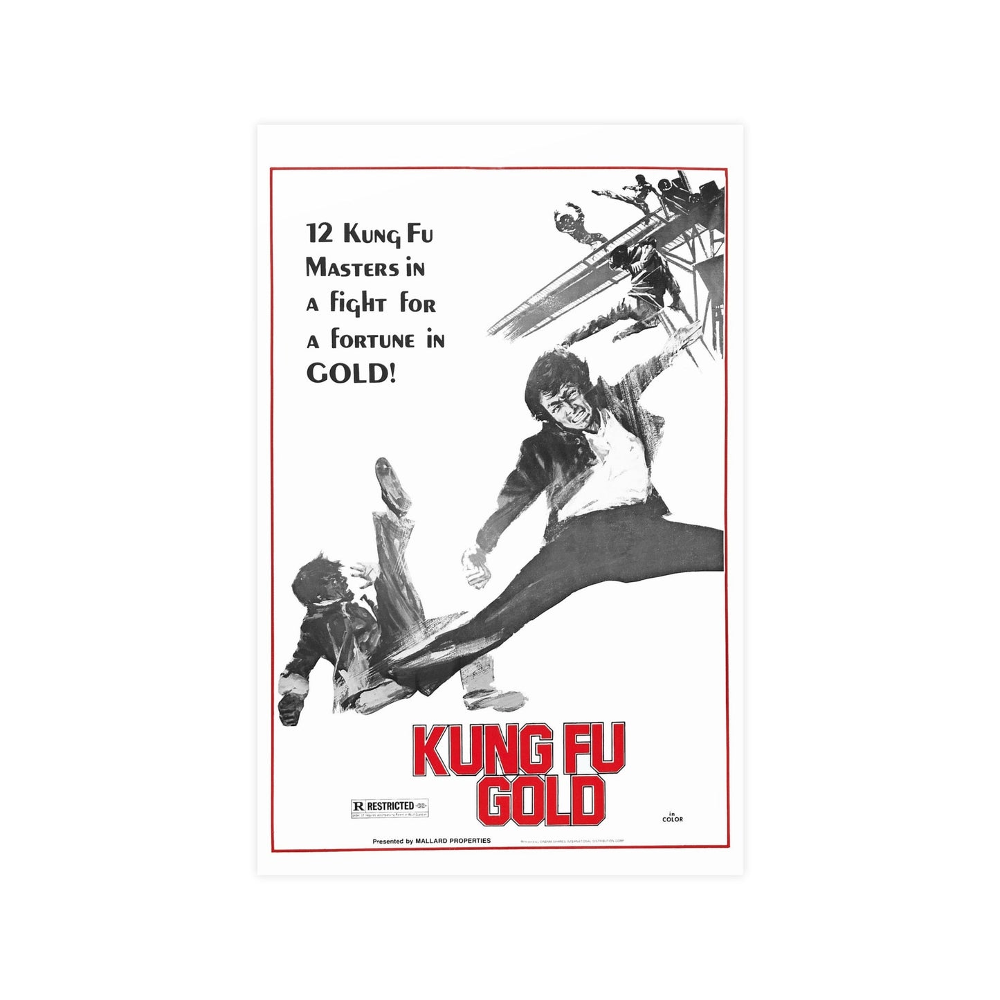 KUNG FU GOLD 1974 - Paper Movie Poster-11″ x 17″ (Vertical)-The Sticker Space