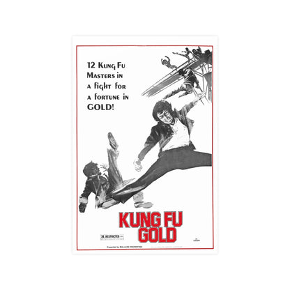 KUNG FU GOLD 1974 - Paper Movie Poster-12″ x 18″ (Vertical)-The Sticker Space