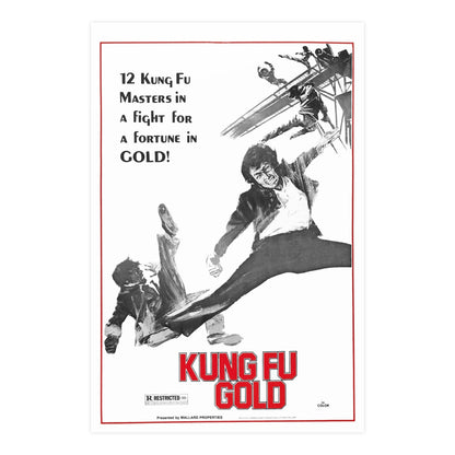 KUNG FU GOLD 1974 - Paper Movie Poster-24″ x 36″ (Vertical)-The Sticker Space