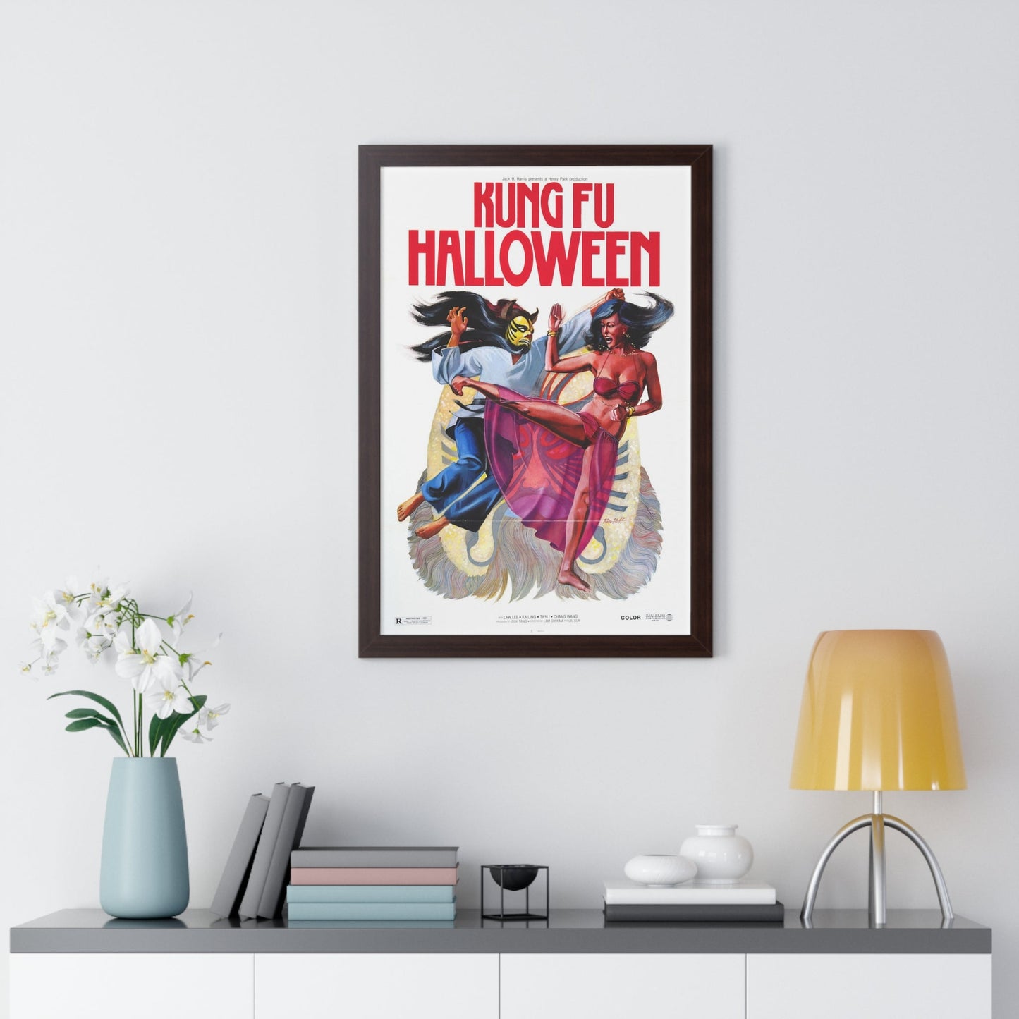 KUNG FU HALLOWEEN 1977 - Framed Movie Poster-The Sticker Space