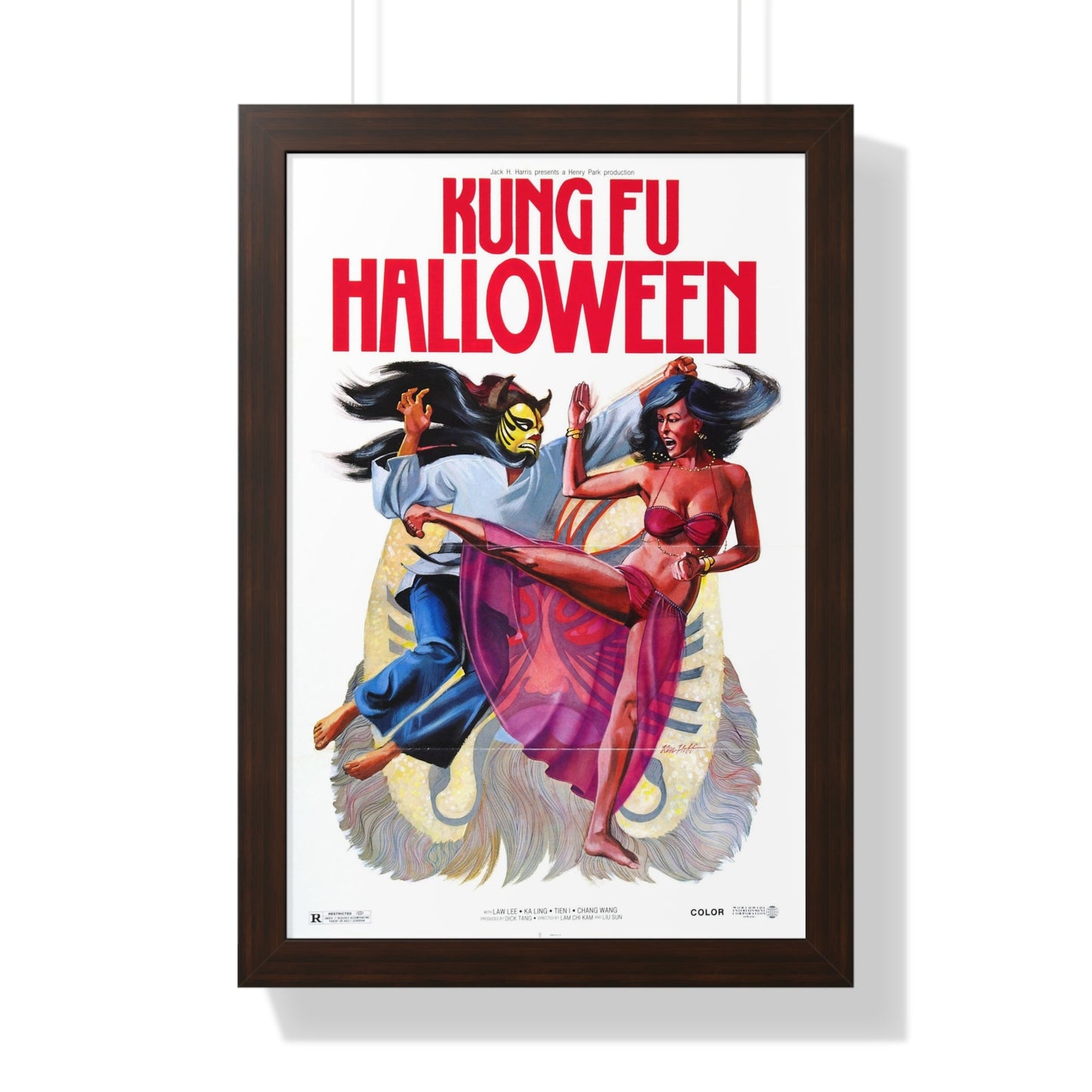 KUNG FU HALLOWEEN 1977 - Framed Movie Poster-16″ x 24″-The Sticker Space