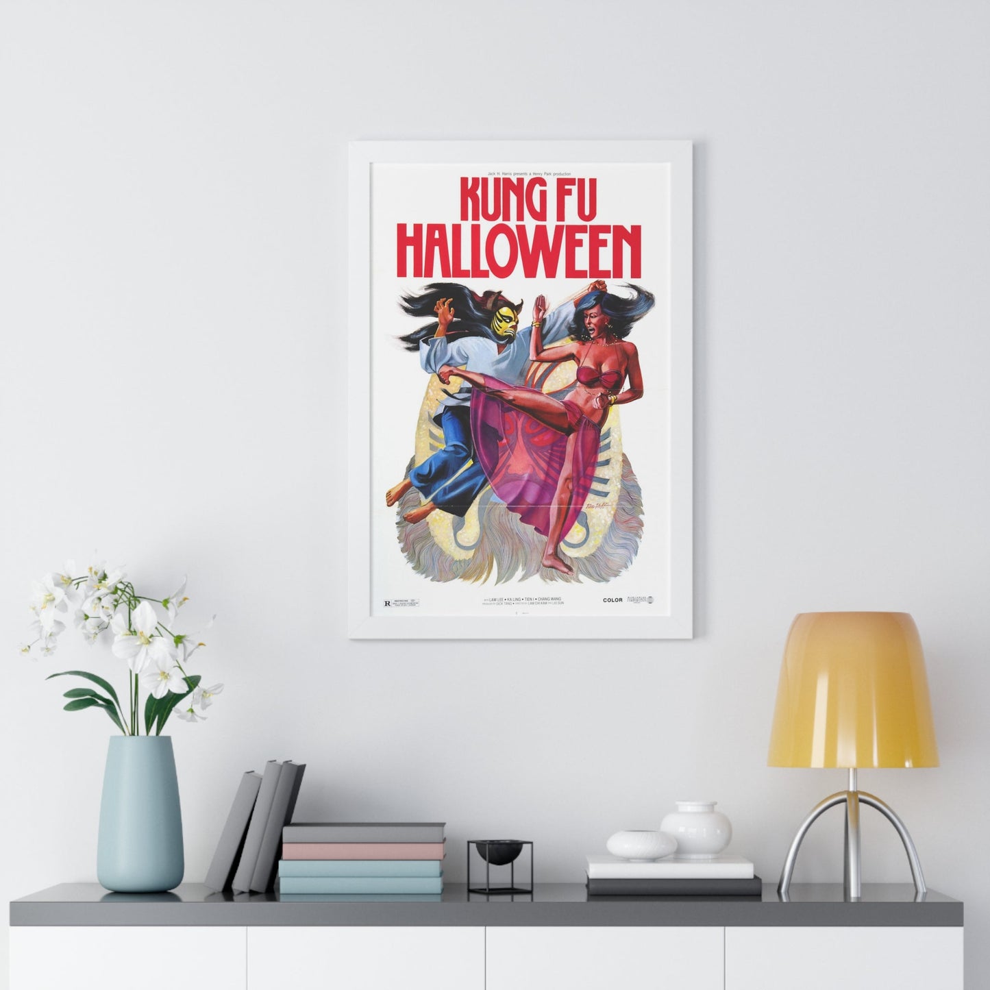 KUNG FU HALLOWEEN 1977 - Framed Movie Poster-The Sticker Space