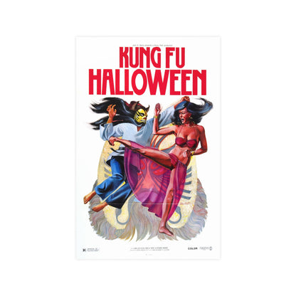 KUNG FU HALLOWEEN 1977 - Paper Movie Poster-11″ x 17″ (Vertical)-The Sticker Space