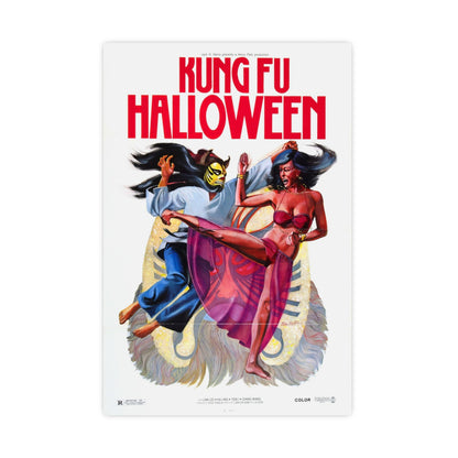 KUNG FU HALLOWEEN 1977 - Paper Movie Poster-16″ x 24″ (Vertical)-The Sticker Space