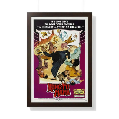 KUNG-FU MAMA 1973 - Framed Movie Poster - The Sticker Space