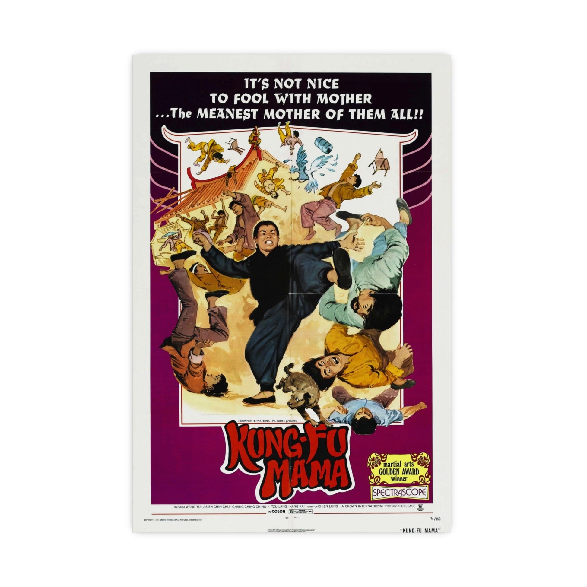 KUNG-FU MAMA 1973 - Paper Movie Poster-20″ x 30″ (Vertical)-The Sticker Space