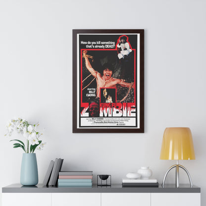 KUNG FU ZOMBIE 1981 - Framed Movie Poster-The Sticker Space