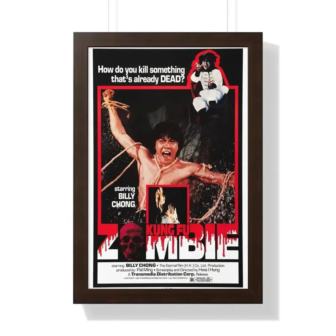 KUNG FU ZOMBIE 1981 - Framed Movie Poster - The Sticker Space