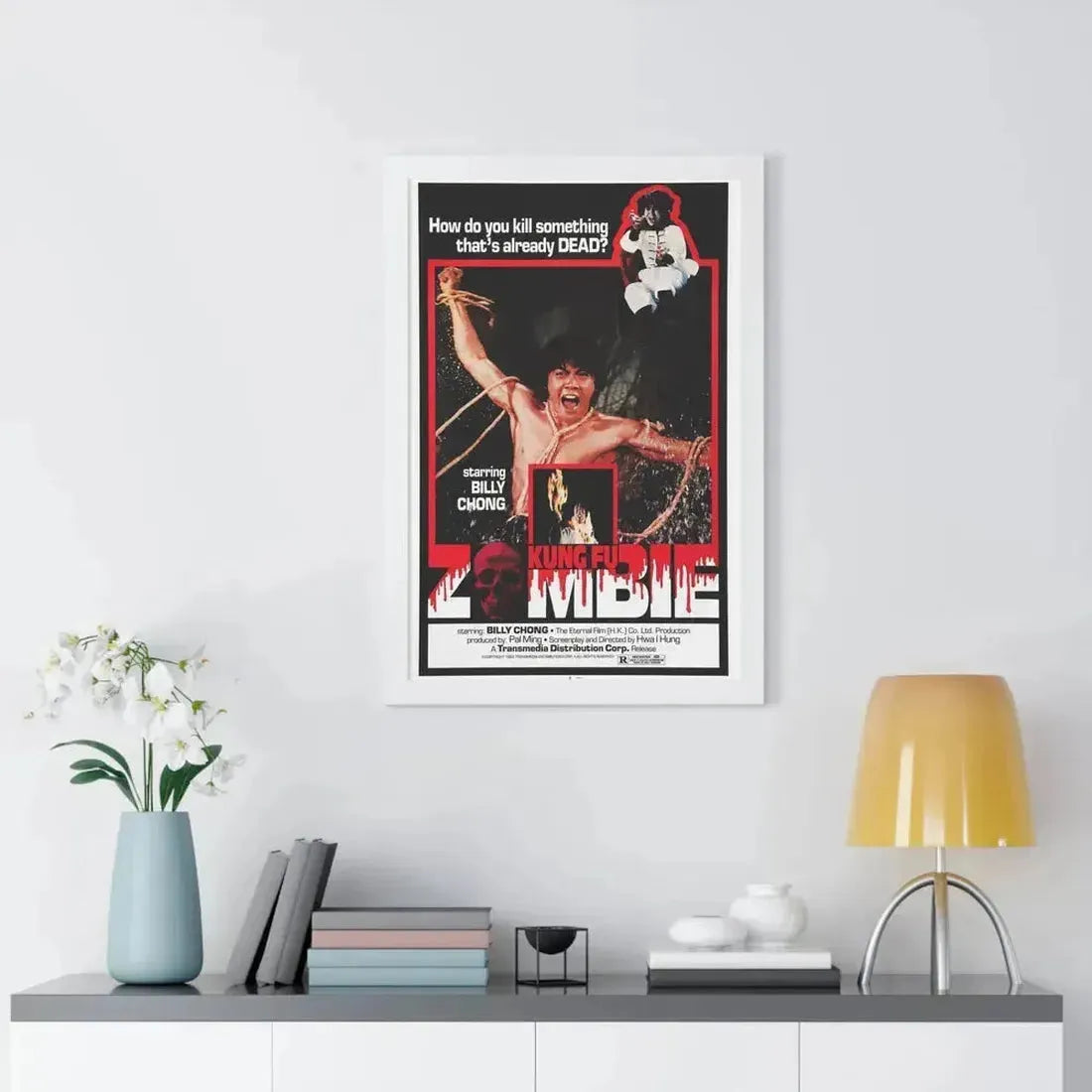 KUNG FU ZOMBIE 1981 - Framed Movie Poster - The Sticker Space