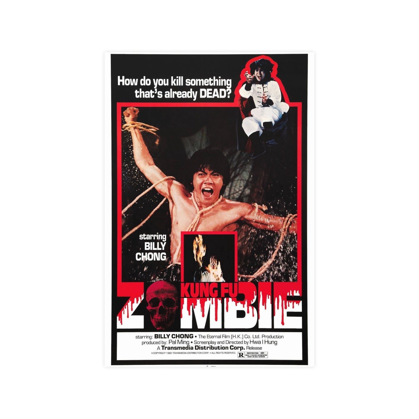 KUNG FU ZOMBIE 1981 - Paper Movie Poster-12″ x 18″ (Vertical)-The Sticker Space