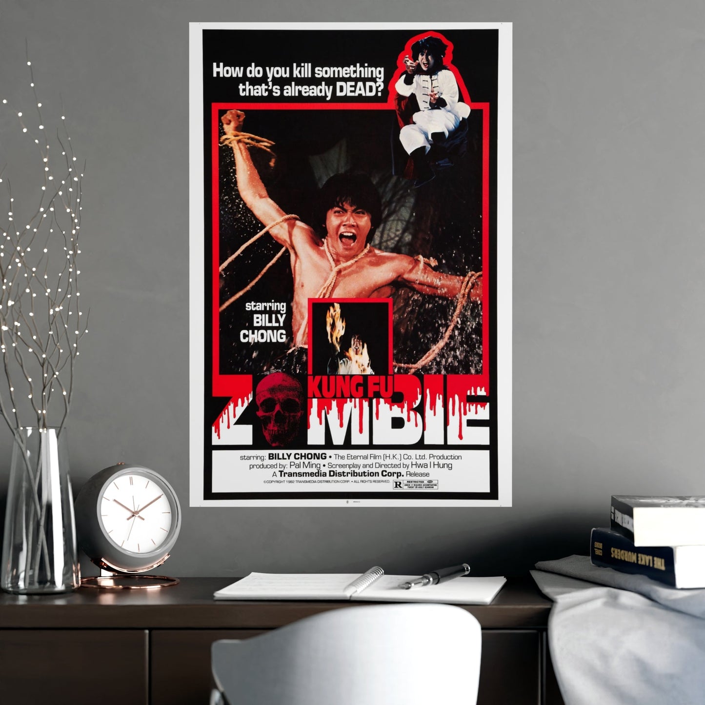 KUNG FU ZOMBIE 1981 - Paper Movie Poster-The Sticker Space