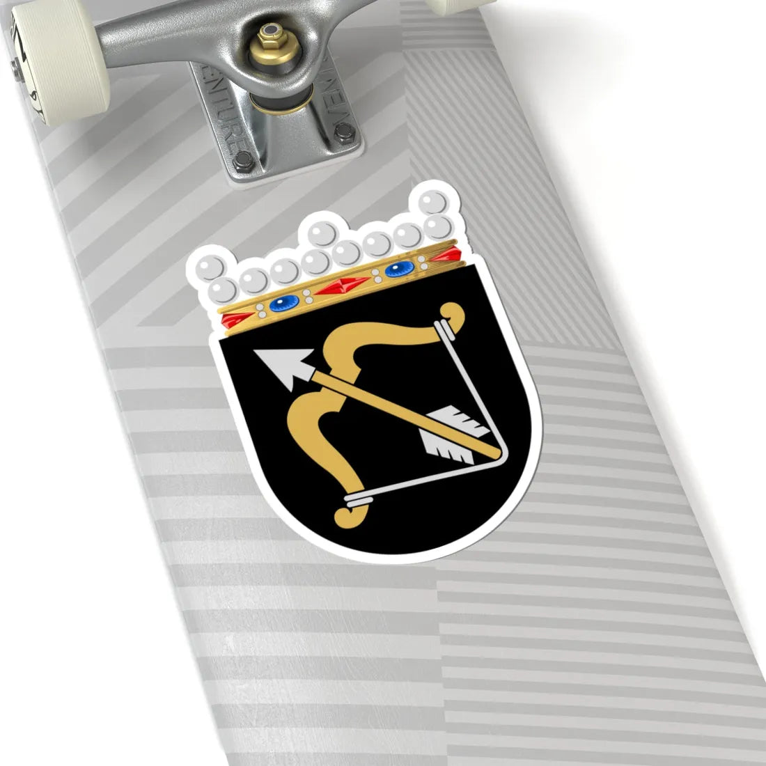 Kuopion lääni.vaakuna (Finland) (Coat of Arms) STICKER Vinyl Kiss-Cut Decal - The Sticker Space