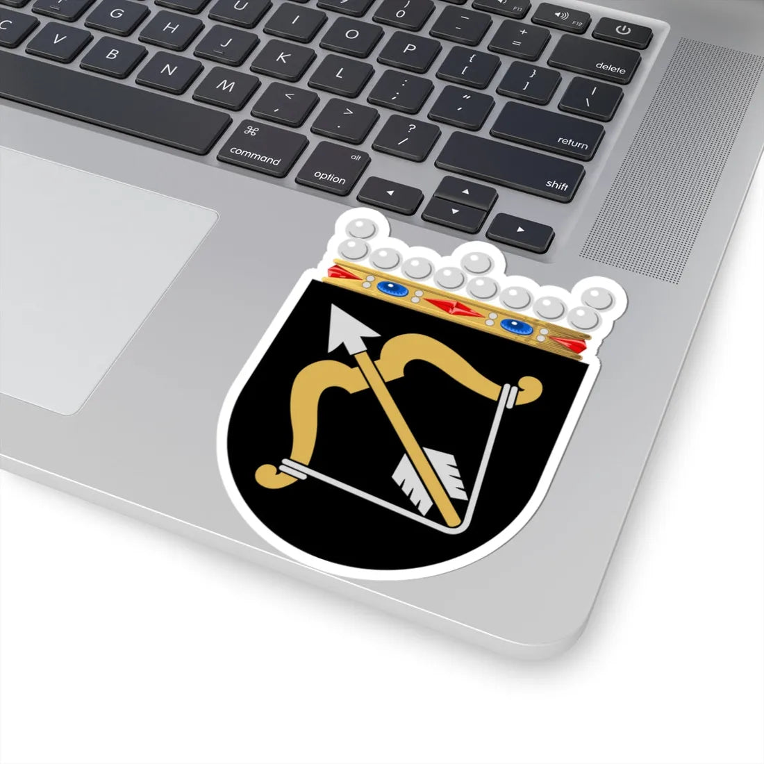 Kuopion lääni.vaakuna (Finland) (Coat of Arms) STICKER Vinyl Kiss-Cut Decal - The Sticker Space