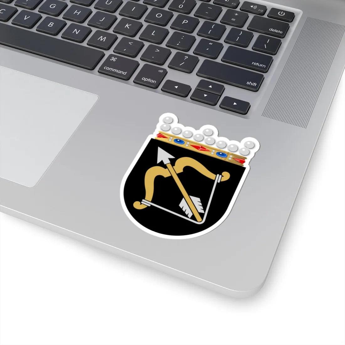 Kuopion lääni.vaakuna (Finland) (Coat of Arms) STICKER Vinyl Kiss-Cut Decal - The Sticker Space