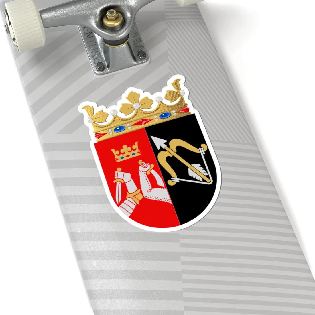 Kuopion lääni.vaakuna.1945 (Finland) (Coat of Arms) STICKER Vinyl Kiss-Cut Decal - The Sticker Space