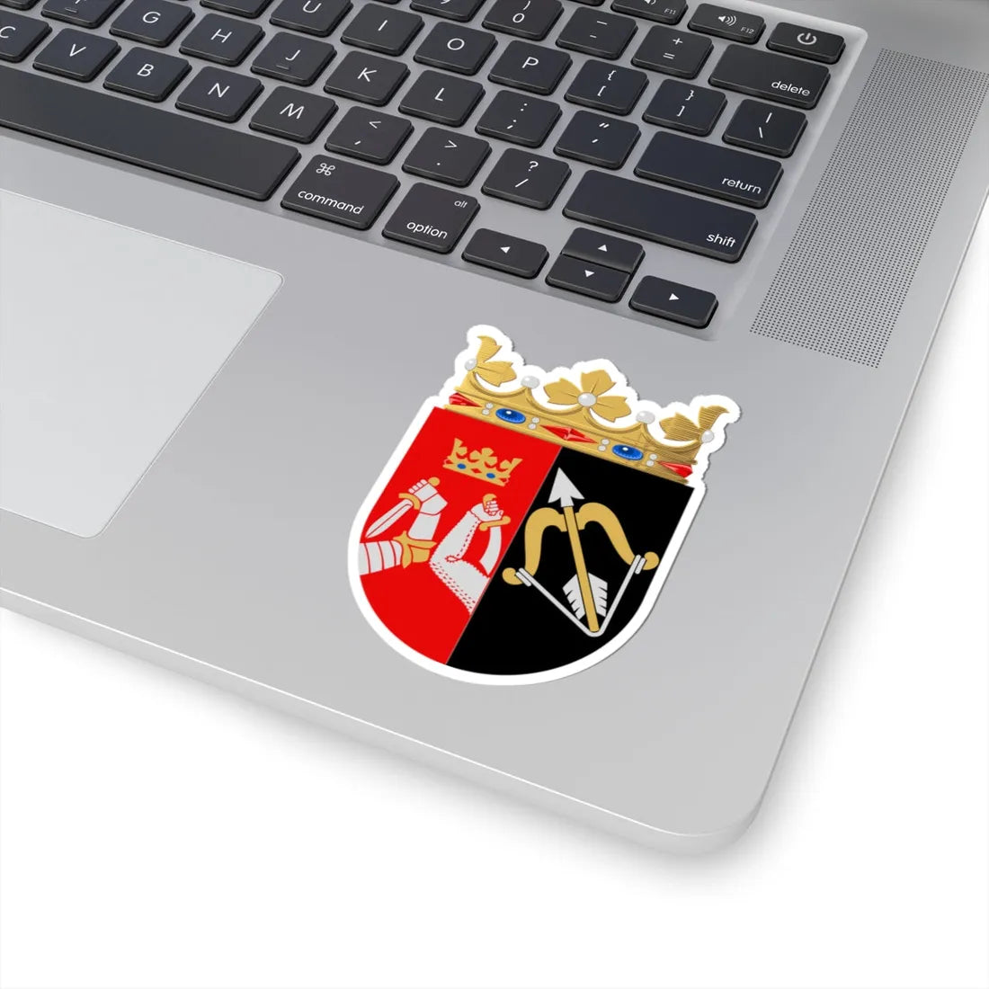 Kuopion lääni.vaakuna.1945 (Finland) (Coat of Arms) STICKER Vinyl Kiss-Cut Decal - The Sticker Space