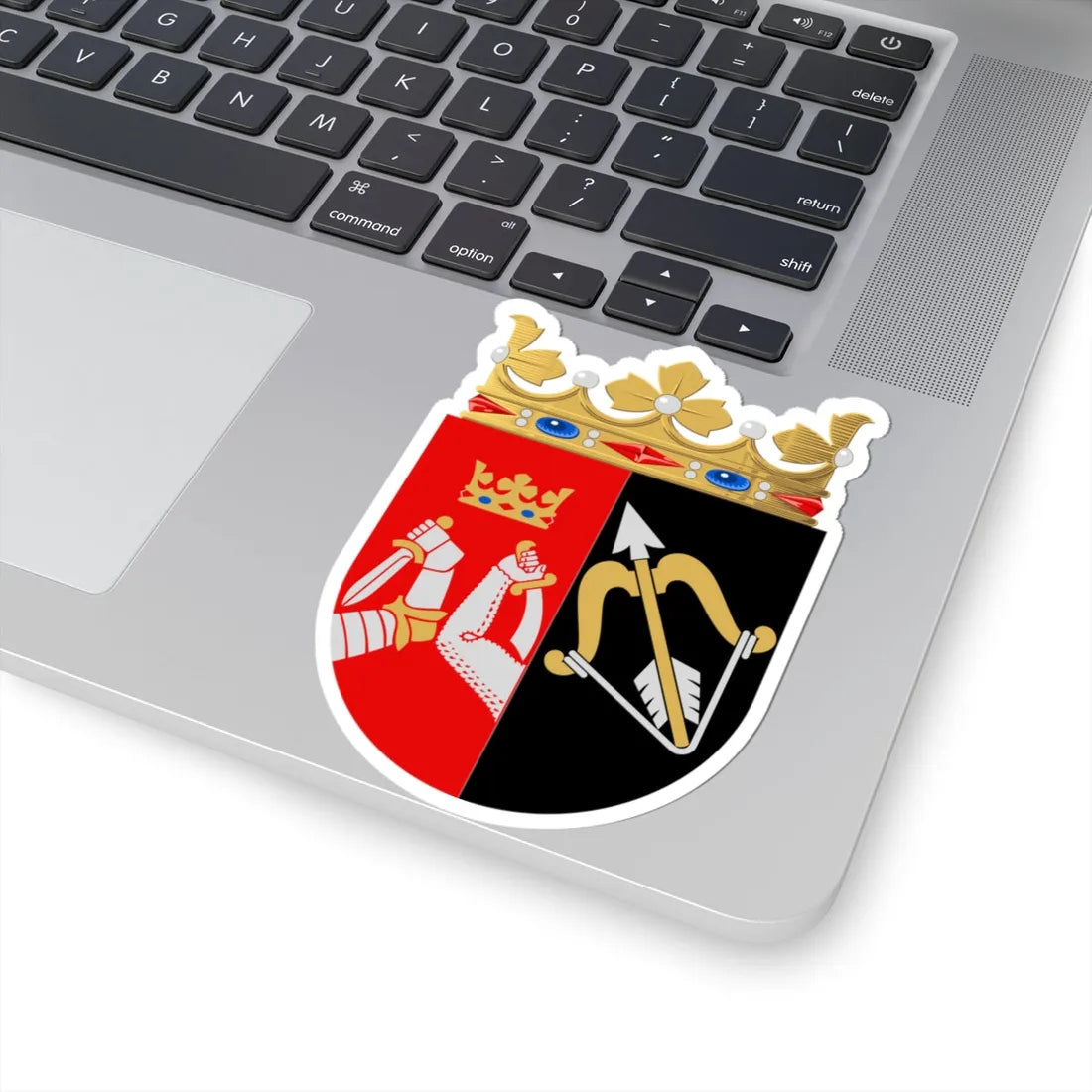 Kuopion lääni.vaakuna.1945 (Finland) (Coat of Arms) STICKER Vinyl Kiss-Cut Decal - The Sticker Space