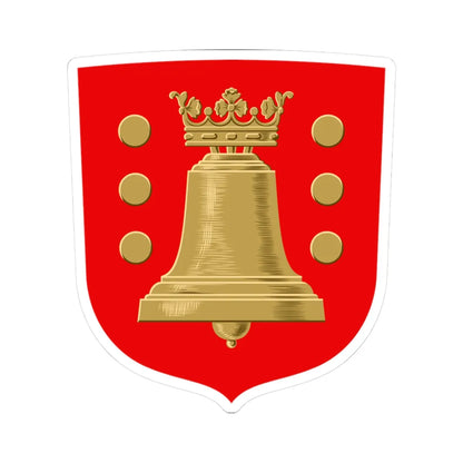 Kuorevesi.vaakuna (Finland) (Coat of Arms) STICKER Vinyl Kiss-Cut Decal 3 Inch White - The Sticker Space