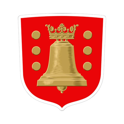 Kuorevesi.vaakuna (Finland) (Coat of Arms) STICKER Vinyl Kiss-Cut Decal 6 Inch White - The Sticker Space