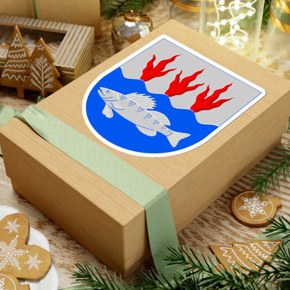 Kuortane.vaakuna (Finland) (Coat of Arms) STICKER Vinyl Kiss-Cut Decal - The Sticker Space