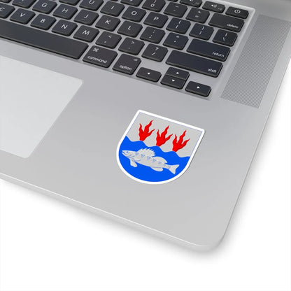Kuortane.vaakuna (Finland) (Coat of Arms) STICKER Vinyl Kiss-Cut Decal - The Sticker Space
